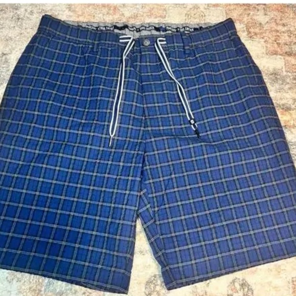 TODD SNYDER X FOOTJOY SEERSUCKER PLAID TRAVELER SHORT IN NAVY PLAID Medium - Picture 7 of 10